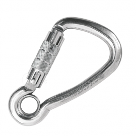 INOX Karabiner Harness EYE Twistlock