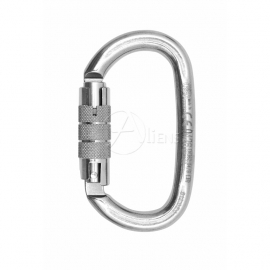 Edelstahlkarabiner Oval Twistlock