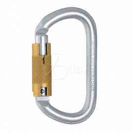 Stahlkarabiner Oval TriLock