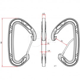 Karabiner Aliens D Classic Wire