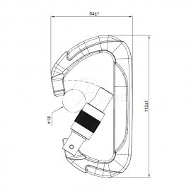 Karabiner D Connector