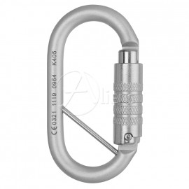 Stahlkarabiner Total Oval Trilock mit Pin