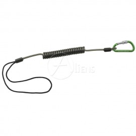 Spiralkabel Minikarabiner 6mm