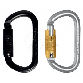 Stahlkarabiner Oval TriLock