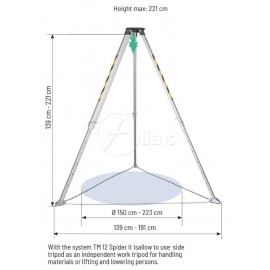 Tripod Dreibein TM 12 SPIDER