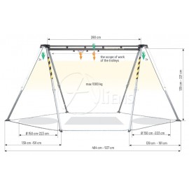 Tripod Dreibein TM 12-2 HEXAPOD